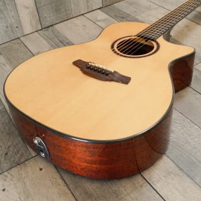 Crafter HG-500CE/N Grand Auditorium Electro Cutaway Acoustic Guitar, Gloss Natural image 6