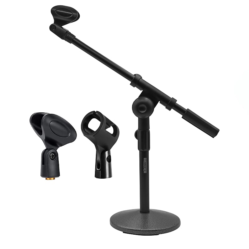 5 Core Round Base Mic Stand Desk Universal Desktop Height | Reverb