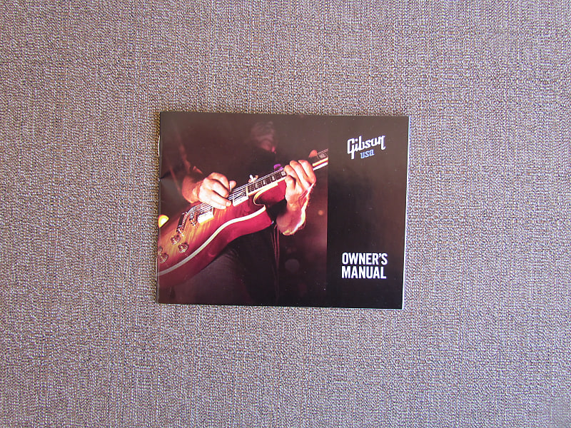 Gibson Les Paul Owners Manual 2008 Gibson Solid Body Guitar Owners Manual Excellent Condition image 1