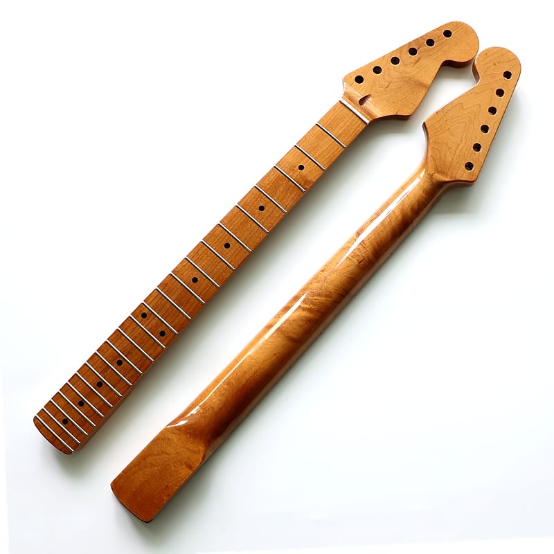 Canadian Baked Maple Guitar Handle Strat Electric Guitar Neck Reverb