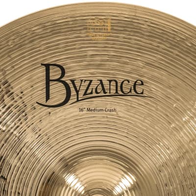 Meinl Byzance Brilliant Medium Crash Cymbal 16 image 4