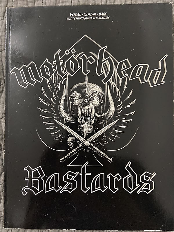 Motorhead - Bastards - Guitar Tab / Tablature Book | Reverb