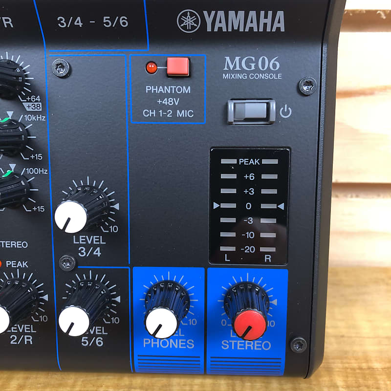 Yamaha MG-06 6-Channel Mixer