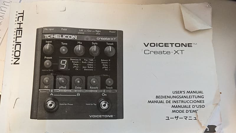 TC Helicon VoiceTone Create XT | Reverb