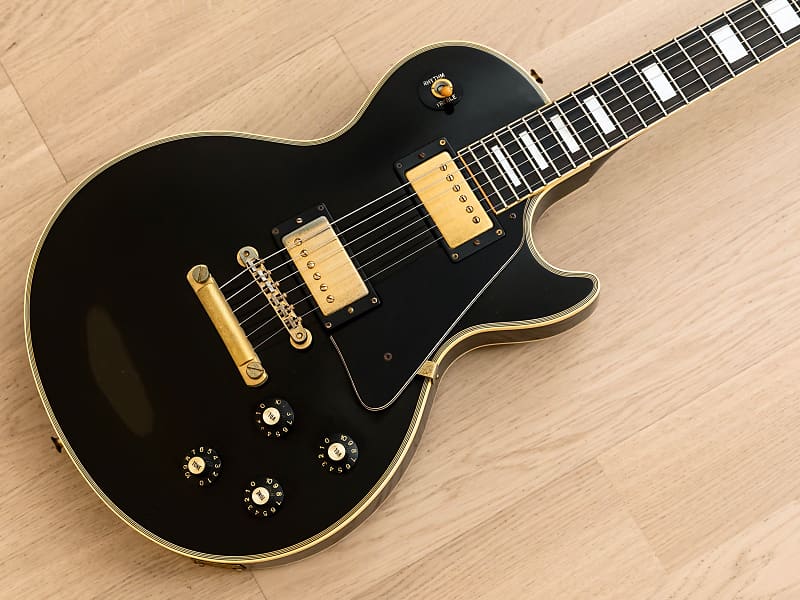 1979 Yamaha LP-800C Lord Player Custom Black Beauty Vintage Guitar Ebony  Japan, Matsumoku