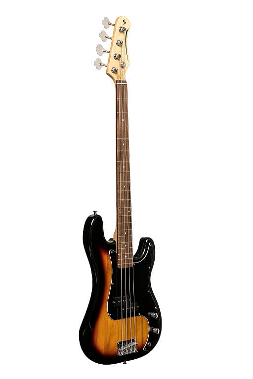 STAGG Standard "P" electric bass guitar Sunburst image 1