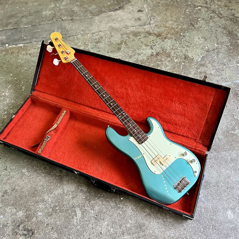 CIJ Fender PB62 Precision Bass - Ocean Turquoise metallic OTM crafted in  Japan MIJ custom color