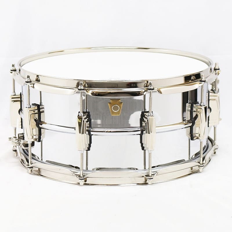 Ludwig LB402BN [Super Ludwig COB (Chrome Over Brass) Snare Drum 14 x 6.5] image 1