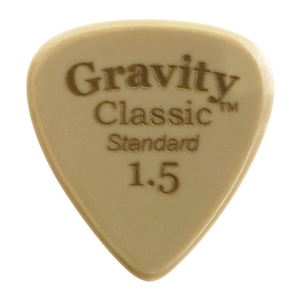 Gravity GGCLS15 Gold Classic 1.5mm Guitar Pick image 1