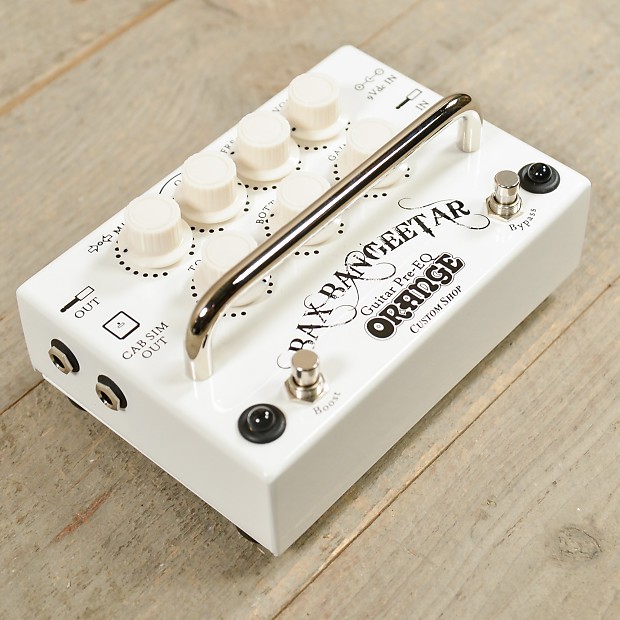 Orange Bax Bangeetar Pro EQ Pedal White USED