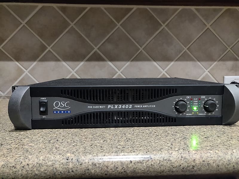 QSC PLX3402 2Channel 3400 watt Power Amplifier PLX3402 Reverb