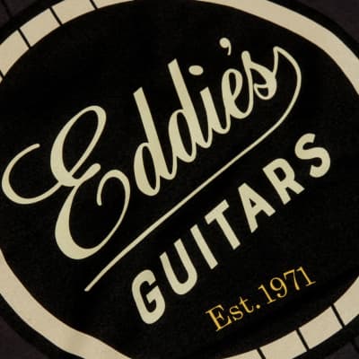 Eddie's Guitars Long Sleeve T-Shirt – Acoustic Soundhole/String Logo - XL image 3