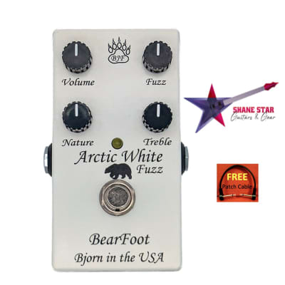 Reverb.com listing, price, conditions, and images for bearfoot-fx-arctic-white-fuzz