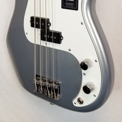 Fender Player Precision Bass, Pau Ferro FB, Discontinued Silver Finish! image 2