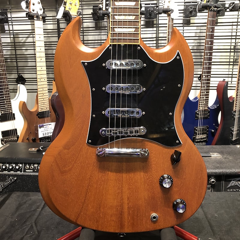 (8232) Gibson SG-3sc w/Burns Tri-Sonic Pickups & Case