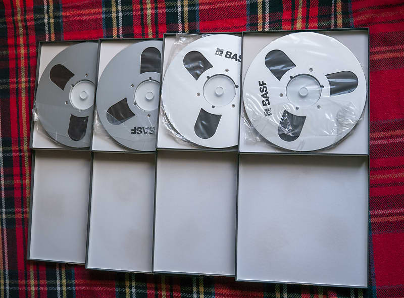 Lot of 5 RTM SM911 1/4 x 1200' Analog Recording Tape on 7 Plastic Reel w/  Box NEW