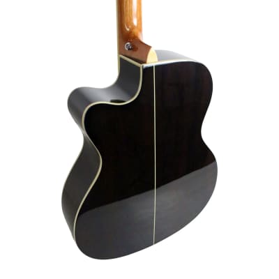 Tagima WS-30 EQ Acoustic-Electric Guitar, Chhlik Fretboard, Spruce Top, Sunburst image 2