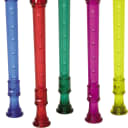 Canto One-Piece Translucent Soprano Recorder with Baroque Fingering