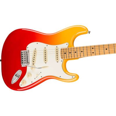 Fender Player Plus Stratocaster, Maple Neck, Tequila Sunrise image 5