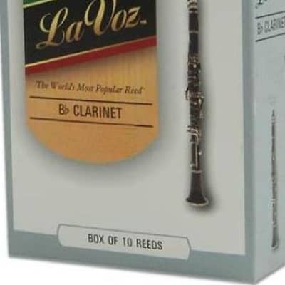 Rico La Voz Bb Clarinet 10-Pack, Hard Strength image 1