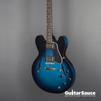 Gibson ES-335 DOT Blue Burst 2017 Used (Cod. 1453UG) image 4