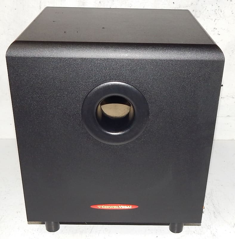 CerwinVega AVSSUB8 8" powered subwoofer Reverb