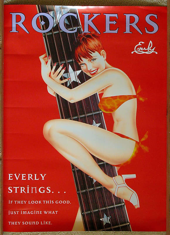 EVERLY STRINGS Poster 1990s image 1