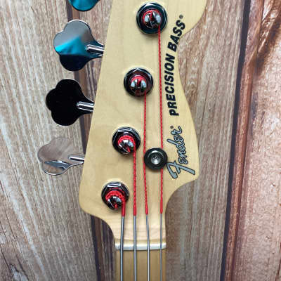 Fender American Performer Precision Bass with Maple Fretboard 2018 - Present - Satin Lake Placid Blue image 4