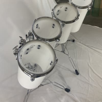 Concert Toms. RL Drums RL8-1218-W-WS 2023 - White acrylic image 2