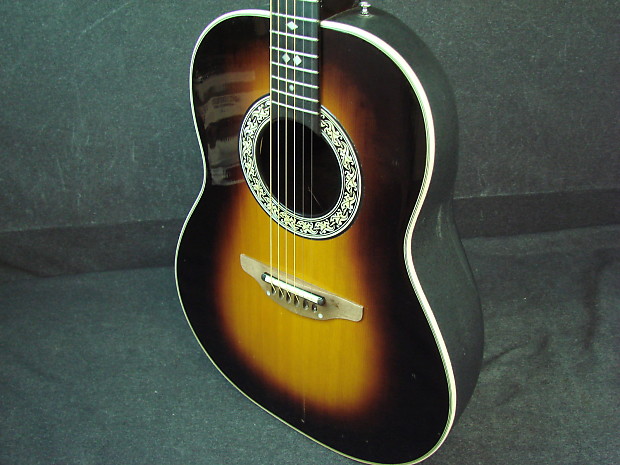 1981 Ovation 1612 Custom Balladeer USA Acoustic Guitar | Reverb