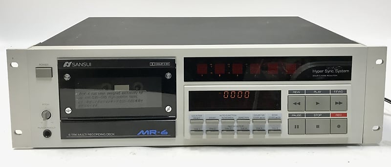 Sansui MR-6 カセット6Tr MTR【完全動作品・希少ヴィンテージ】 Sansui MR-6 6-Track Rack Mount Cassette Recorder | Reverb