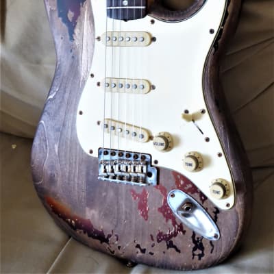 DY Guitars Rory Gallagher relic strat body PRE-BUILD ORDER image 2