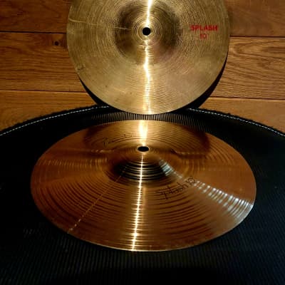 Paiste 10" Signatue and 2002 splash Pair 2000s - Traditional image 2