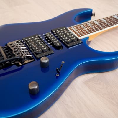 1995 Ibanez RGR470 HSH RG Series Electric Guitar Jewel Blue Burst