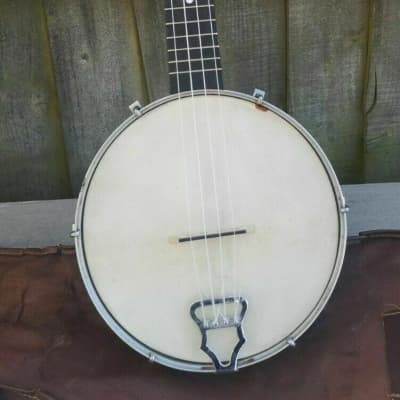 GH&S Ukulele Banjo George Houghton and Sons + Case Made in England banjolele image 1