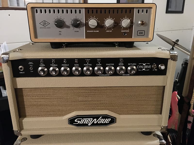 Two Rock/Dumble style Sinewave Cyn Drive 100 watt head, Reverb