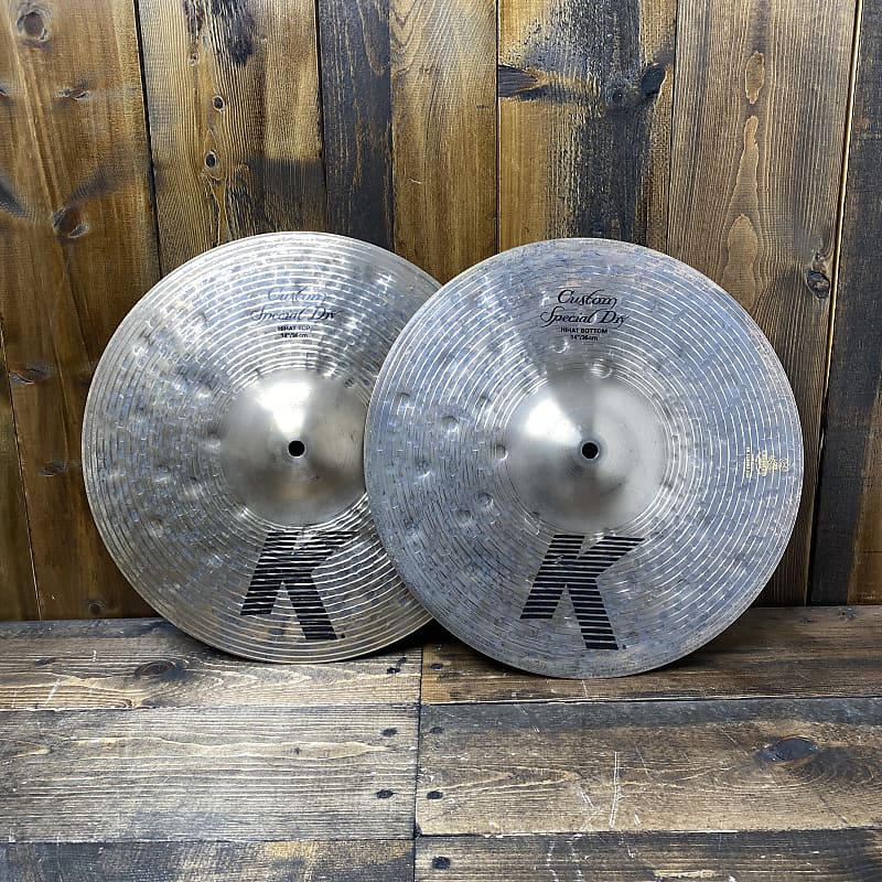 Zildjian 14" K Custom Special Dry Hi Hats Reverb