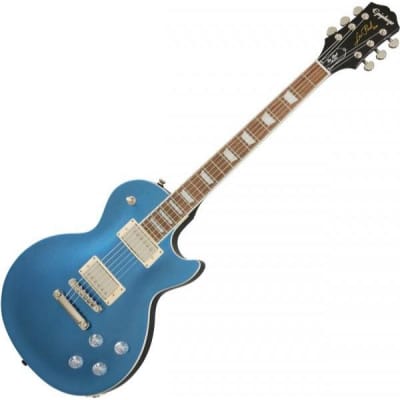 Epiphone Les Paul Modern Electric Guitar, Radio Blue Metallic for sale