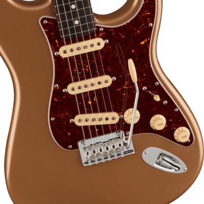 Fender DE American Professional II Stratocaster, Rosewood Neck - Firemist Gold image 4