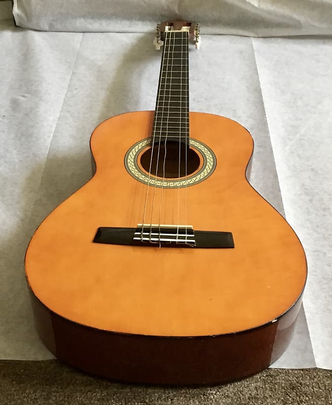 VALENCIA Class Kit 1 3/4 NA Classical Acoustic Guitar Very Good Condition