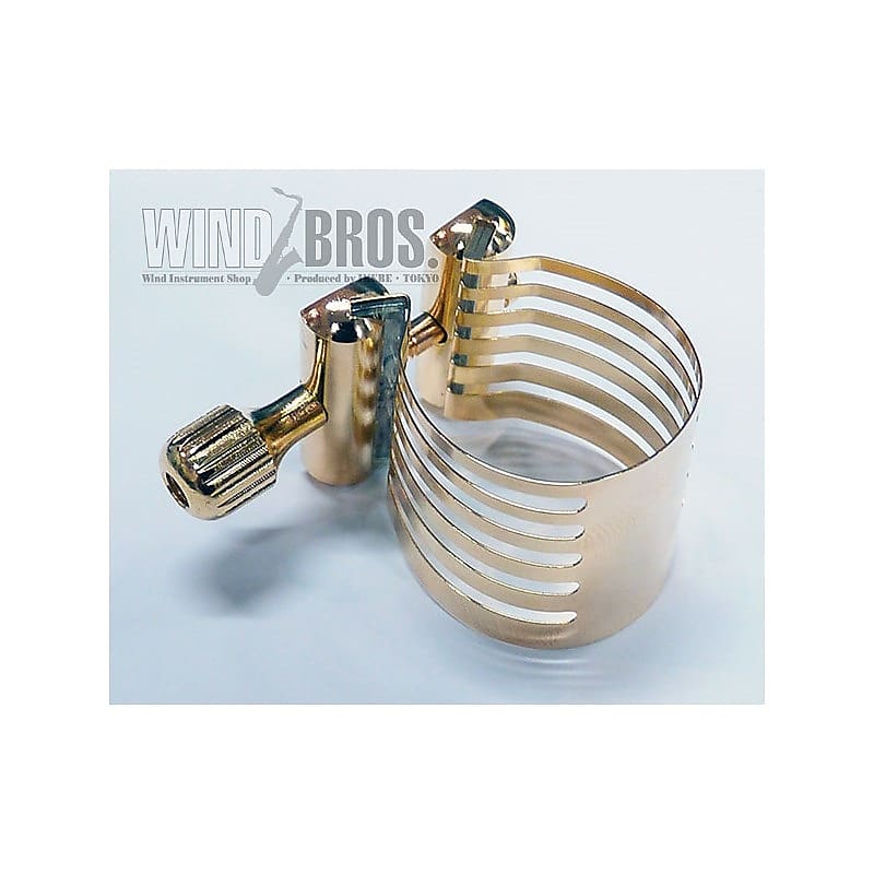 Rovner Ligature for tenor saxophone Lobner Platinum Gold Reverb