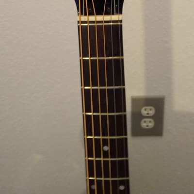 Vintage Epiphone FT-120 Acoustic Guitar 1970s Natural image 2