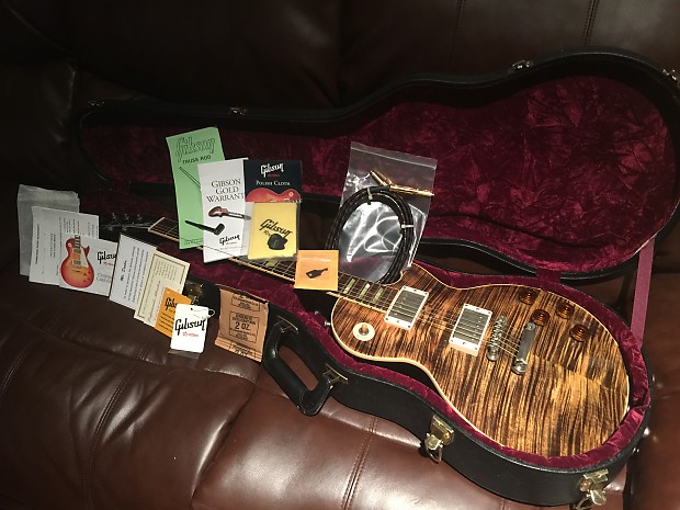 '05 Gibson Custom Shop Les Paul Standard Joe Perry BoneYard VOS w/ CS Bone Case Tags Tour Items Etc image 1