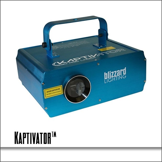 Blizzard Kaptivator Sound Active 3D RGB Laser Fixture image 1