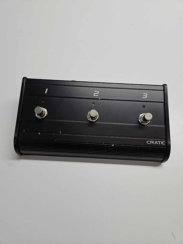 Crate CFP3 Three Button Footswitch Black Reverb