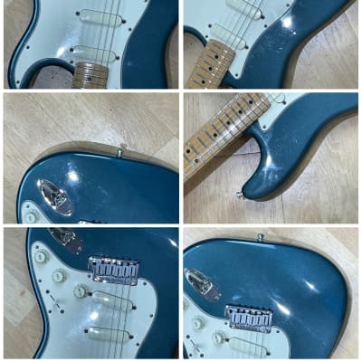 Fender 1989 Strat Plus Deluxe Gun Metal Blue Maple Neck w/Red Label Case image 20