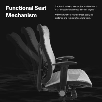 Wavebone Viking Premium Studio Chair 2024 - Mesh Grey image 8