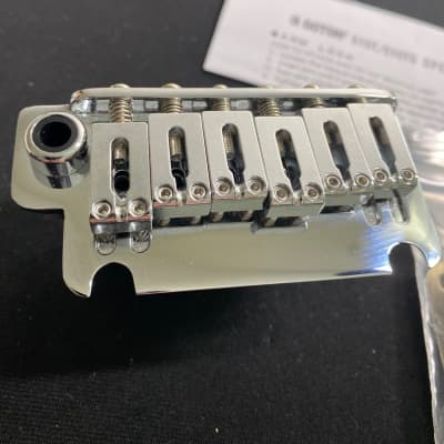 Gotoh NS510TS-FE1 Chrome Tremolo w/ Fender Narrow Spacing & Steel Block + Instructions & Box - Made in Japan image 5