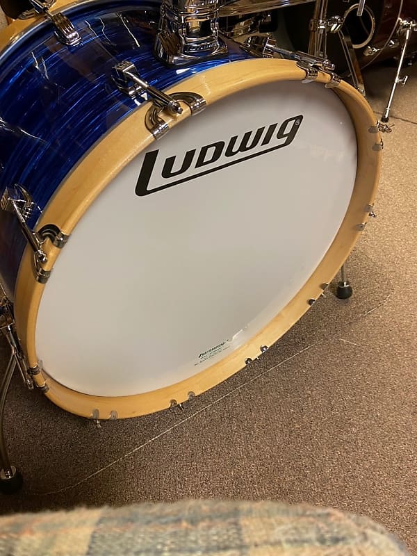 Ludwig Vintage Bass Drum Restore - 60's - 70's - Blue Oyster | Reverb