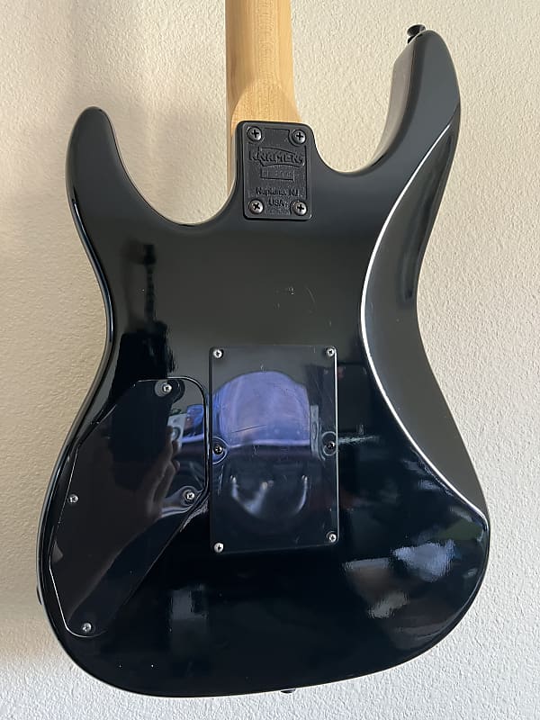 Kramer Neptune NJ USA 1980's - Black and white binding | Reverb